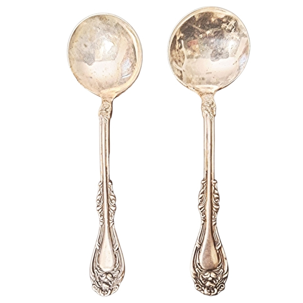 ✨️Wm A Rogers Sterling Silver Soup Spoons!